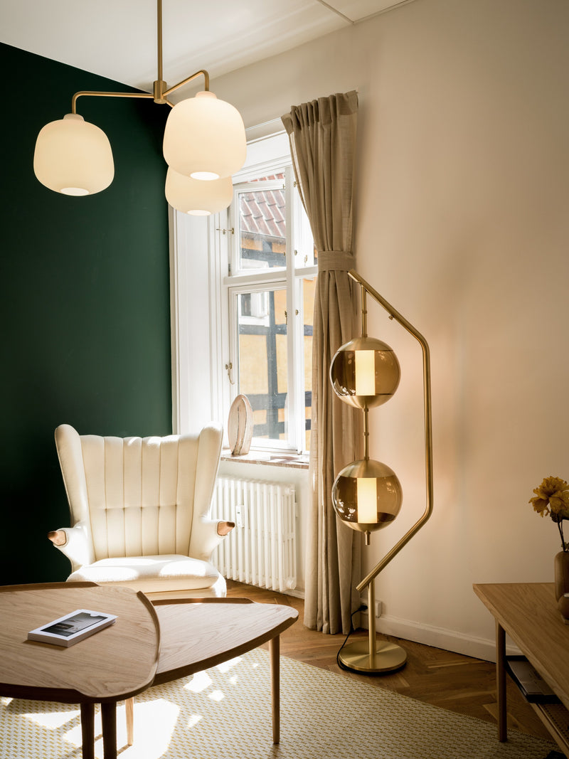 MONROE FLOOR & HOLBORN 3 CHANDELIER